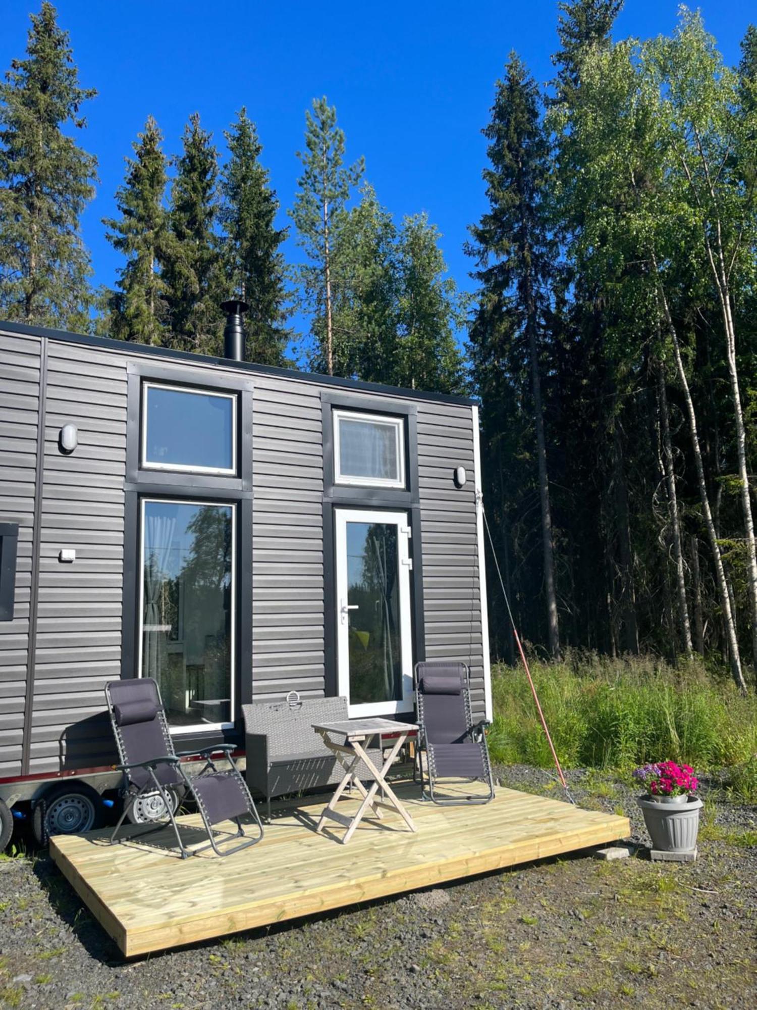 Villa Luxus Tiny House Saagala Tornio Exterior foto