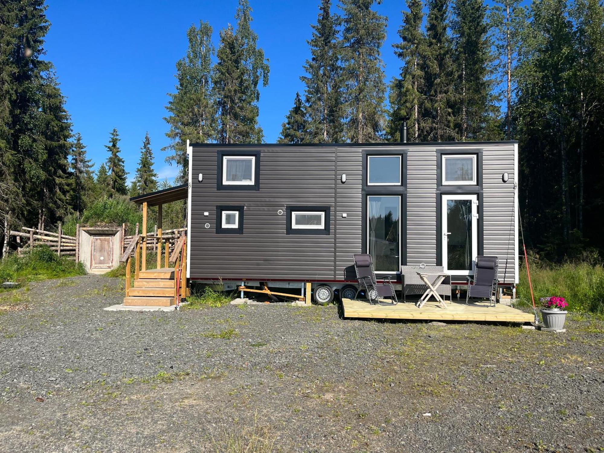 Villa Luxus Tiny House Saagala Tornio Exterior foto